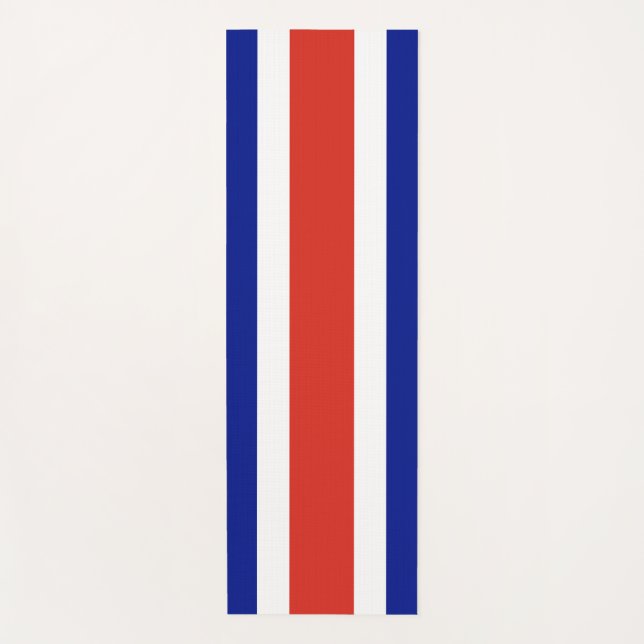 Patriotische Yoga Mats mit der Flagge Costa Ricas Yogamatte (Vorderseite)