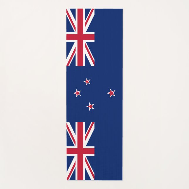 Patriotische Yoga Mats mit der Flagge Neuseelands Yogamatte (Vorderseite)