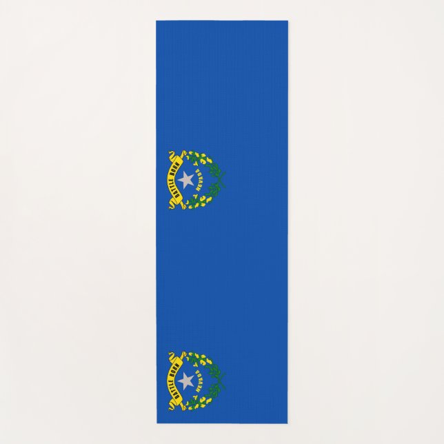 Patriotische Yoga Mats mit der Flagge von Nevada Yogamatte (Vorderseite)