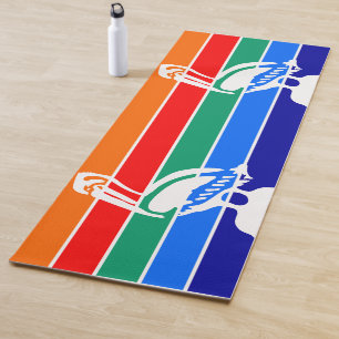 Patriotische Yoga Mats mit der Flagge von St. Pete Yogamatte