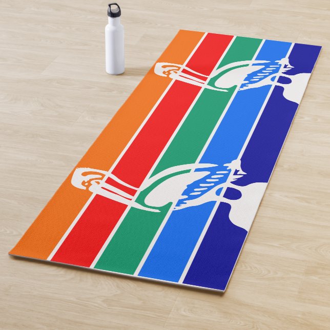 Patriotische Yoga Mats mit der Flagge von St. Pete Yogamatte (Beispiel)