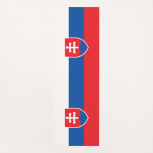 Patriotische Yoga Mats mit Flagge der Slowakei Yogamatte
