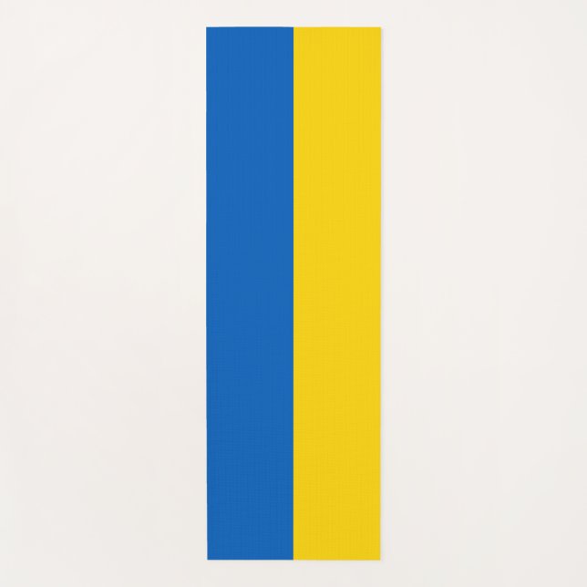 Patriotische Yoga Mats mit Flagge der Ukraine Yogamatte (Vorderseite)