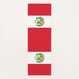 Patriotische Yoga Mats mit Flagge Perus Yogamatte