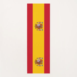 Patriotische Yoga Mats mit Flagge Spaniens Yogamatte