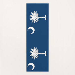 Patriotische Yoga Mats mit Flagge von South Caroli Yogamatte