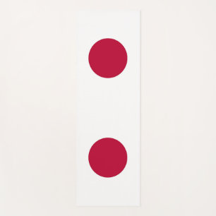 Patriotische Yoga Mats mit japanischer Flagge Yogamatte