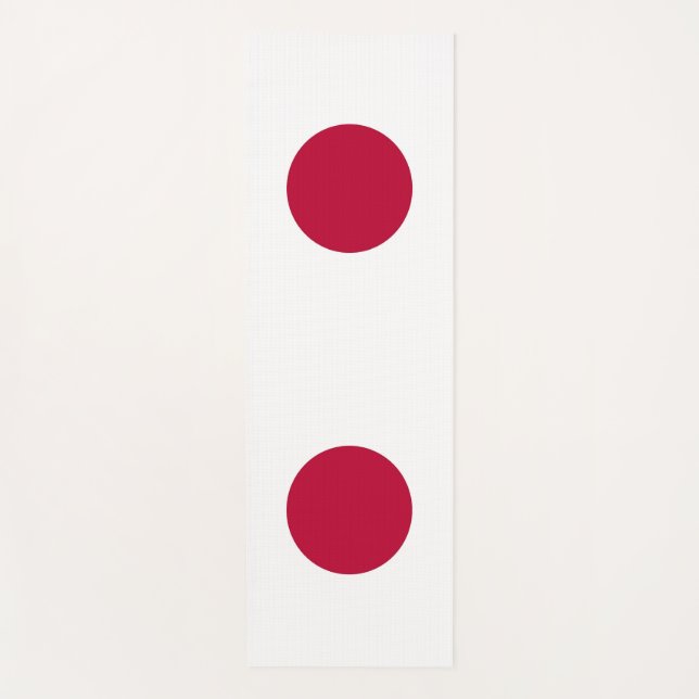 Patriotische Yoga Mats mit japanischer Flagge Yogamatte (Vorderseite)