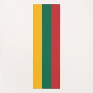 Patriotische Yoga Mats mit litauischer Flagge Yogamatte