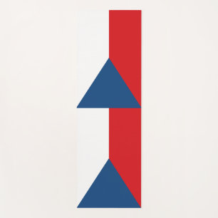 Patriotische Yoga Mats mit tschechischer Flagge Yogamatte