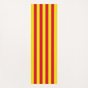 Patriotische Yoga Mats unter der Flagge Katalonien Yogamatte