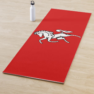 Patriotische Yogamatten mit der Flagge von Kent Co Yogamatte