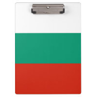 Patriotische Zwischenablage mit bulgarischer Flagg