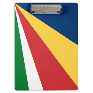 Patriotische Zwischenablage mit den Farben der Sey Klemmbrett