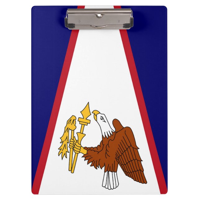 Patriotische Zwischenablage mit der Flagge von Ame Klemmbrett (Vorderseite)