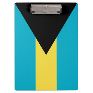 Patriotische Zwischenablage mit Flagge der Bahamas Klemmbrett