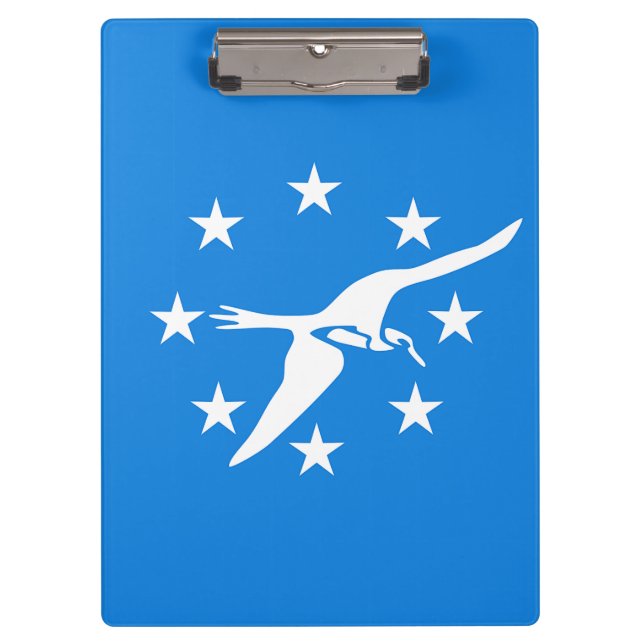 Patriotische Zwischenablage mit Flagge von Corpus  Klemmbrett (Vorderseite)