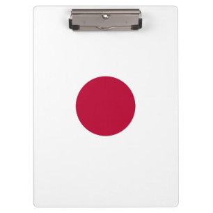 Patriotische Zwischenablage mit japanischer Flagge Klemmbrett