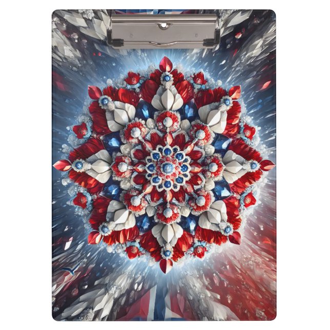 Patriotische Zwischenablage mit norwegischen Farbe Klemmbrett (Vorderseite)