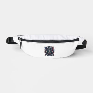Patriotischer 1776 Geländewagen-Schädel-Monstertru Bauchtasche