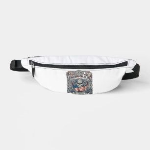 Patriotischer 1776 Geländewagen-Schädel-Monstertru Bauchtasche