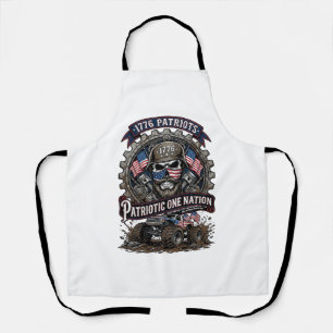 Patriotischer 1776 Geländewagen-Schädel-Monstertru Schürze
