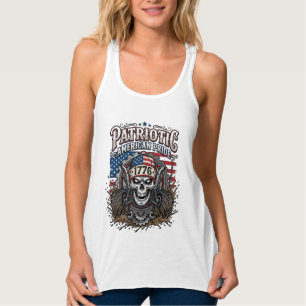 Patriotischer 1776 Geländewagen-Schädel-Monstertru Tank Top