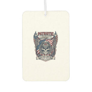 Patriotischer 1776 Geländewagen-Totenkopf-Monstert Autolufterfrischer