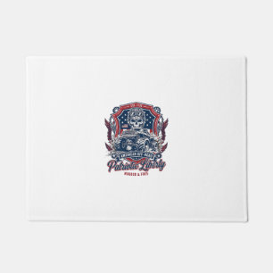 Patriotischer 1776 Geländewagen-Totenkopf-Monstert Fußmatte