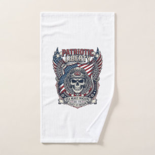 Patriotischer 1776 Geländewagen-Totenkopf-Monstert Handtuch