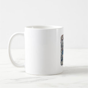 Patriotischer 1776 Geländewagen-Totenkopf-Monstert Kaffeetasse