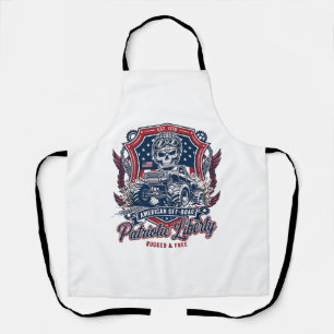 Patriotischer 1776 Geländewagen-Totenkopf-Monstert Schürze