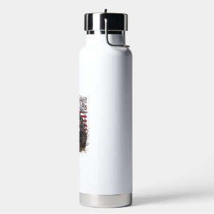 Patriotischer 1776 Geländewagen-Totenkopf-Monstert Trinkflasche