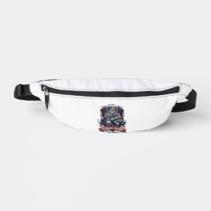 Patriotischer 1776 Off Road Schädel Monster Truck Bauchtasche
