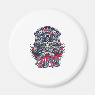 Patriotischer 1776 Off Road Schädel Monster Truck Magnet