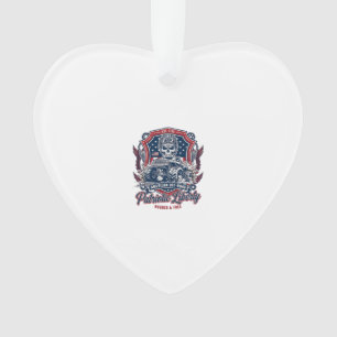 Patriotischer 1776 Off Road Schädel Monster Truck  Ornament