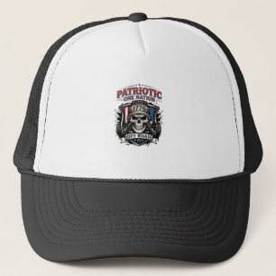 Patriotischer 1776 Off Road Schädel Monster Truck Truckerkappe