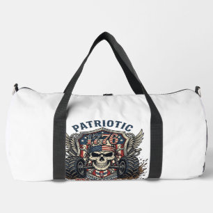 Patriotischer 1776 Off Road Totenkopf Monstertruck Duffle Bag