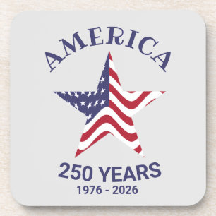 Patriotischer 250-Jahre-Amerikanischer-Flagge-Getr Getränkeuntersetzer