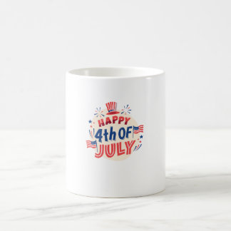 Patriotischer 4. Juli-Kaffeebecher - Sterne und St Kaffeetasse