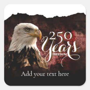 Patriotischer Adler 250 Jahre Aufkleber