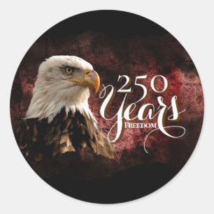 Patriotischer Adler 250 Jahre Aufkleber