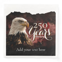 Patriotischer Adler 250 Jahre Papier Serviette