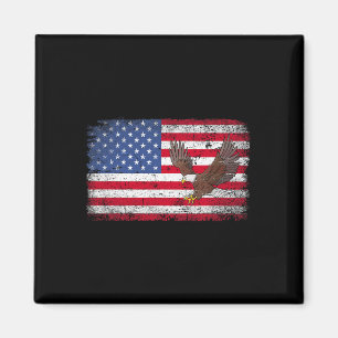 Patriotischer Adler 4. Juli US-amerikanische Fahne Magnet