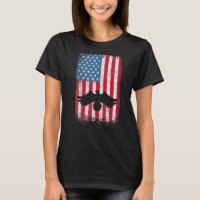 Patriotischer Adler 4. Juli US-amerikanische Flagg