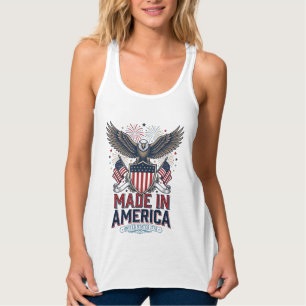 Patriotischer Adler Made in America 4. Juli-Shirt_ Tank Top