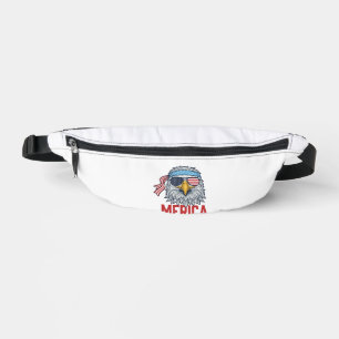 Patriotischer Adler Merica Vintage Gravur Shirt De Bauchtasche