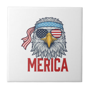 Patriotischer Adler Merica Vintage Gravur Shirt De Fliese