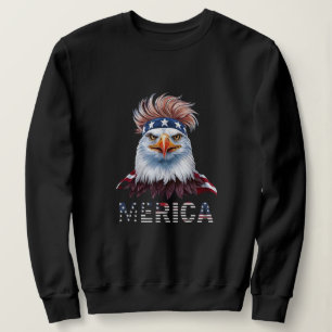 Patriotischer Adler T - Shirt - Kühner Adler mit S