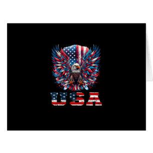 Patriotischer Adler USA-Flagge